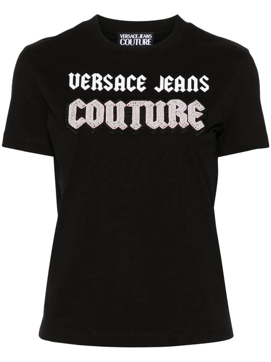 Bead-Embellished Cotton T-Shirt