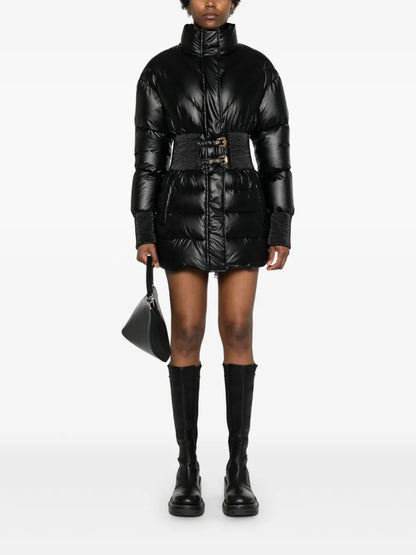 Baroque-Buckle Padded Jacket
