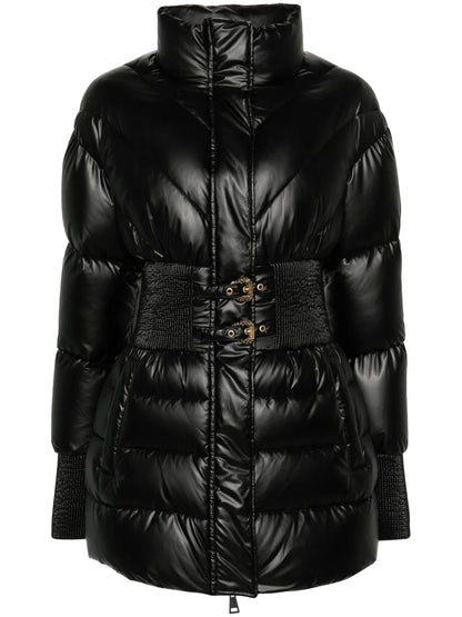 Baroque-Buckle Padded Jacket