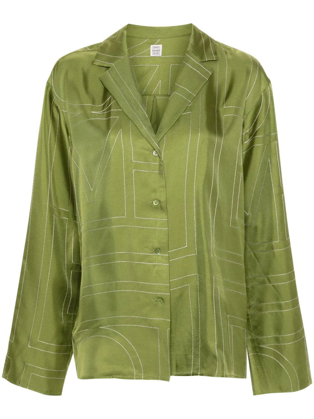 Monogram Silk Shirt