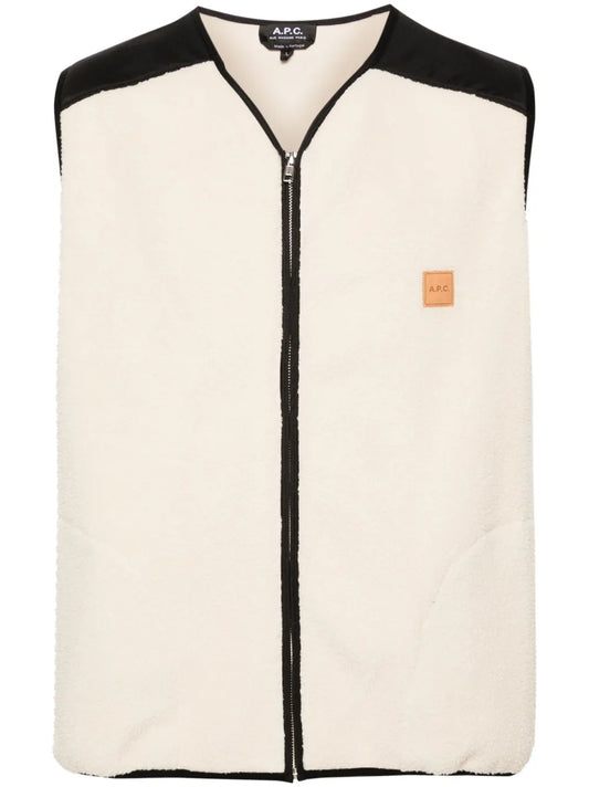 Nate Colour-Block Fleece Gilet