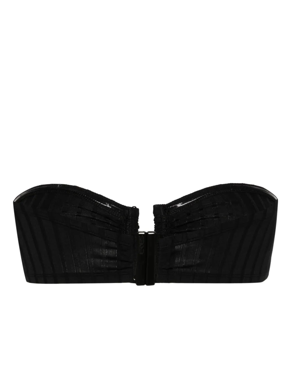 Ribbed Bandeau Bikini Top