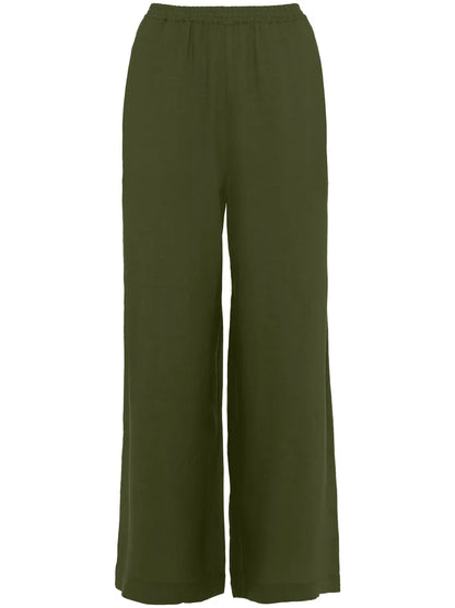 Select Elasticated-Waist Linen Trousers