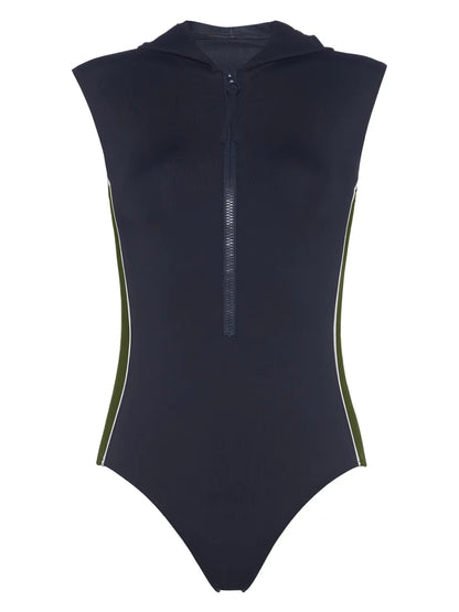 Athlète Zip-Up Swimsuit
