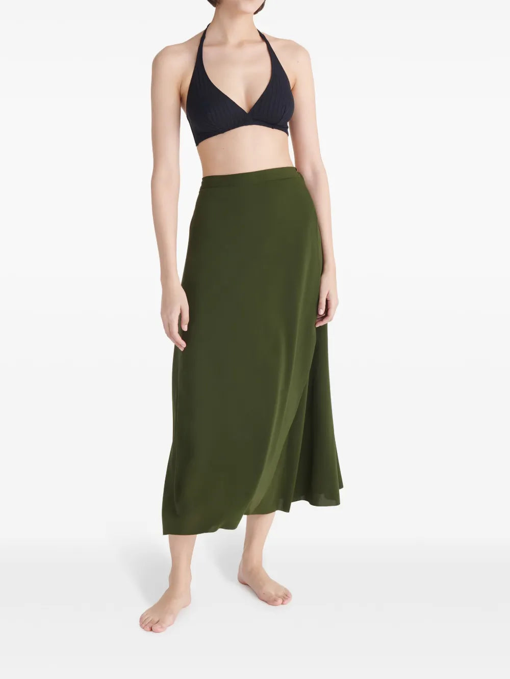 Julieta Wrap Midi Skirt