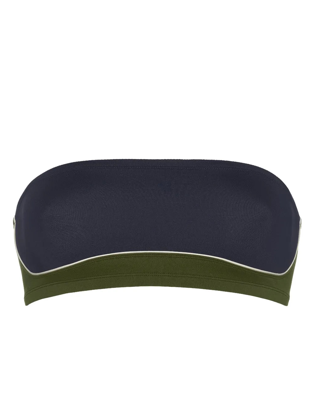 Club Bandeau Contrasting Bikini Top