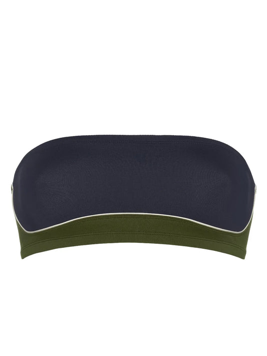 Club Bandeau Contrasting Bikini Top