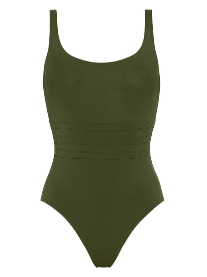 Asia Scoop-Neck Swimsuit