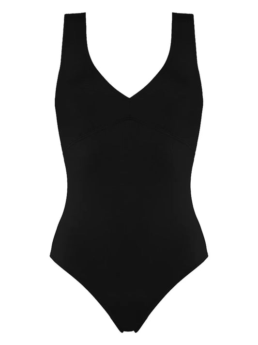 Hold Up V-Neck Swimsuit