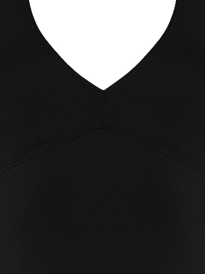 Hold Up V-Neck Swimsuit