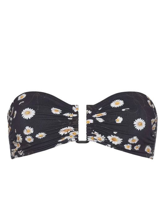 Tendrement Floral-Print Bikini Top