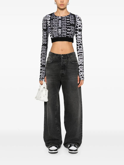 Logomania Crop Top