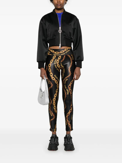 Chain-Print Leggings