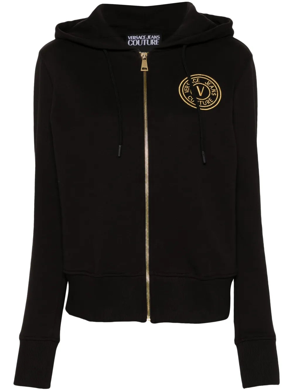 Logo-Embroidered Zip-Up Hoodie