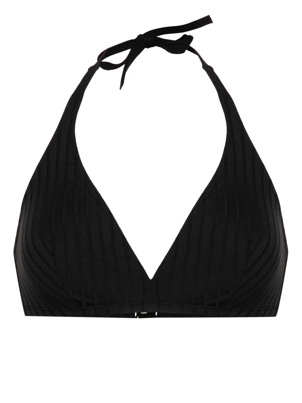 Ribbed Halterneck Bikini Top