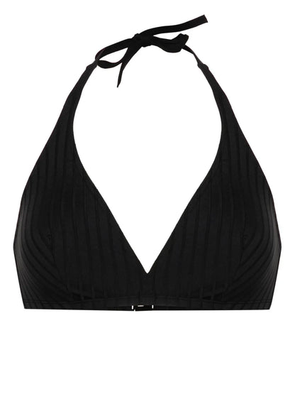 Ribbed Halterneck Bikini Top