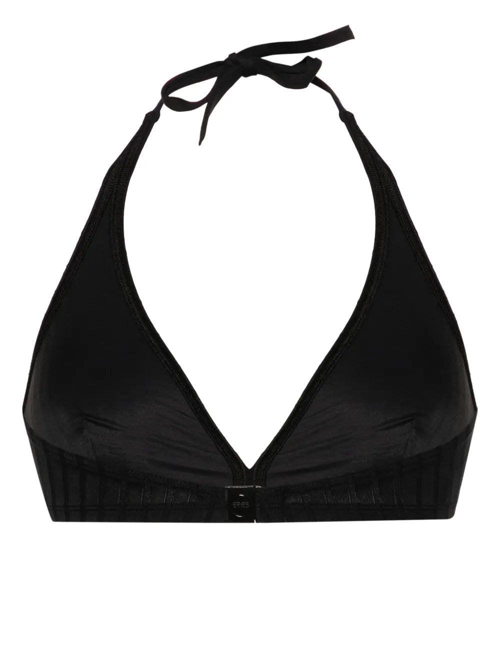 Ribbed Halterneck Bikini Top