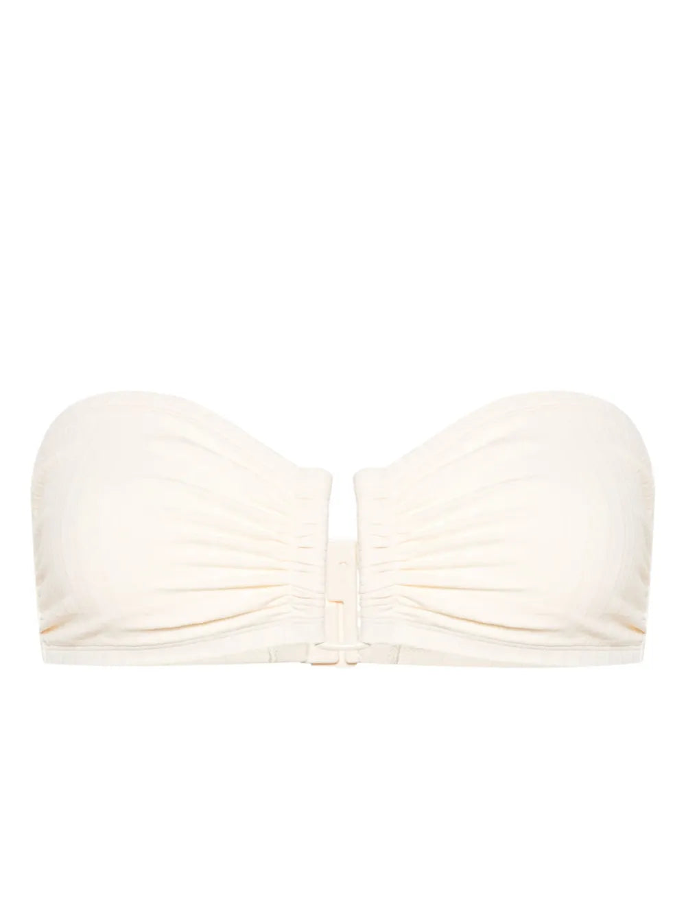 Ribbed Bandeau Bikini Top