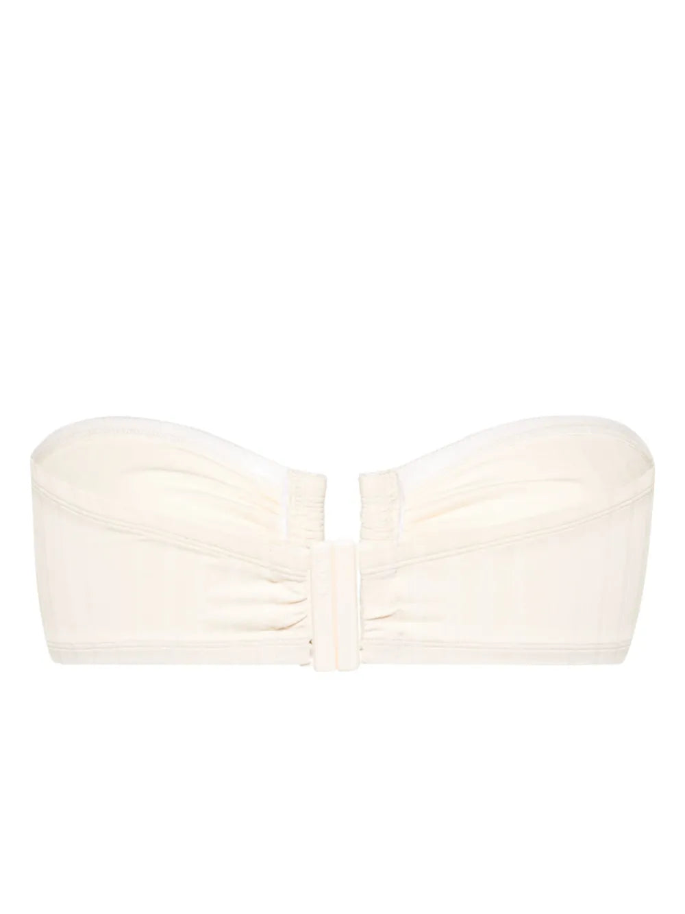 Ribbed Bandeau Bikini Top