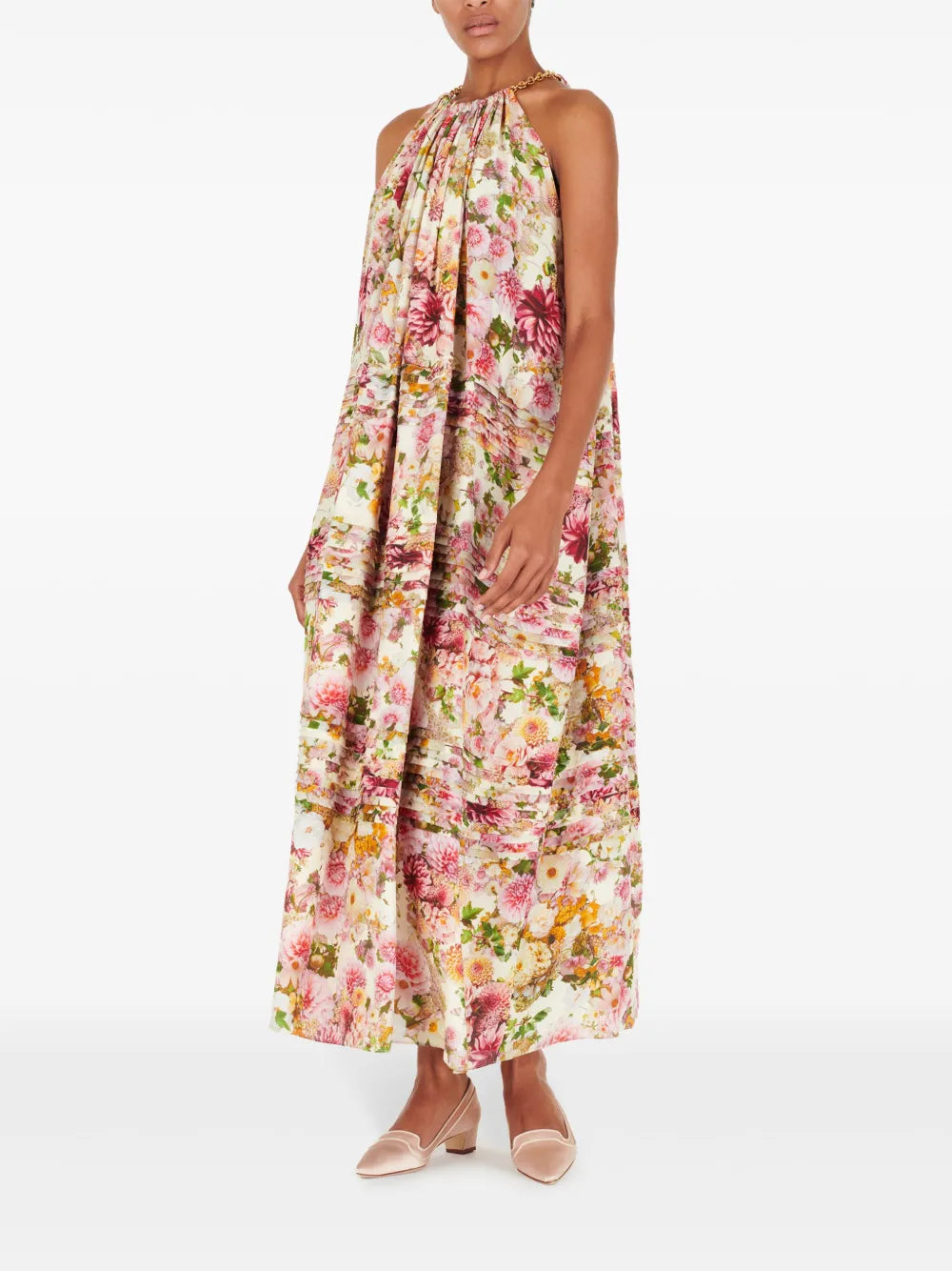 Sabine Crepe-De-Chine Shift Dress