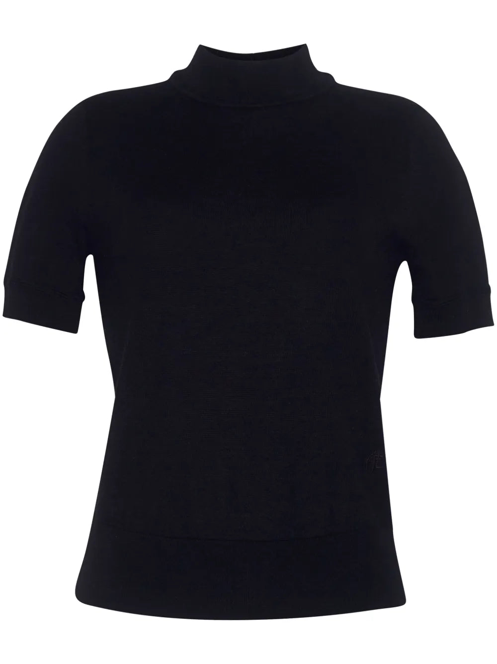 Logo-Embroidered Cashmere Top