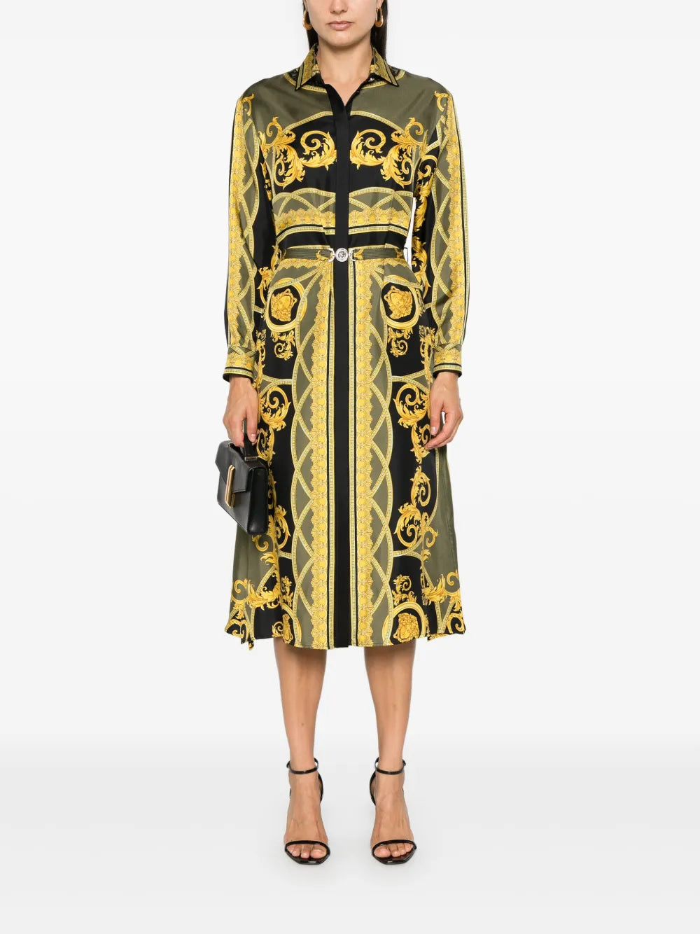 La Coupe Des Dieux Silk Shirt Dress