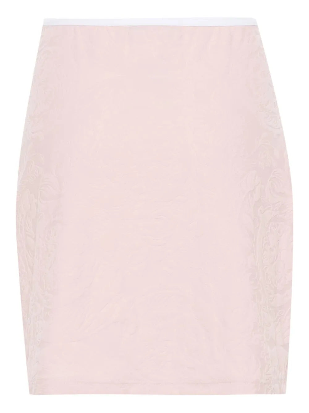 Patterned-Jacquard Mini Skirt