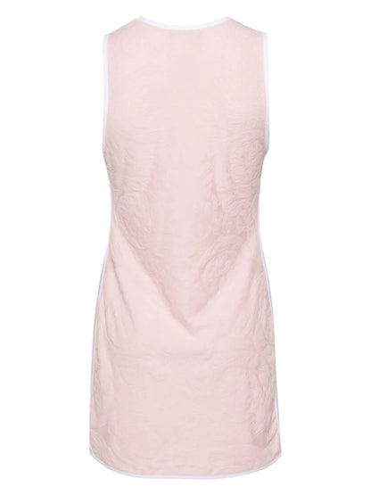 Baroque-Jacquard Beach Dress