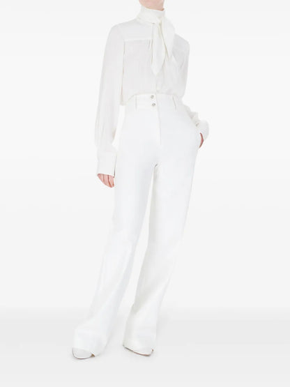 Hugo High-Waisted Straight-Leg Jeans