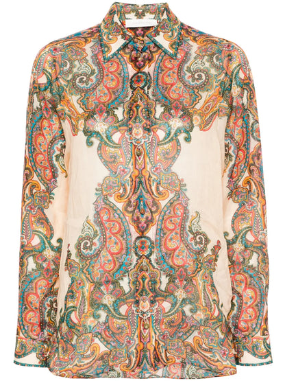 Ottie Paisley-Print Shirt