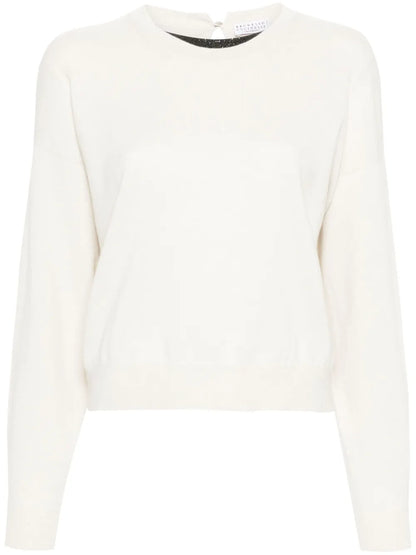 Monili Chain-Detail Cashmere Jumper