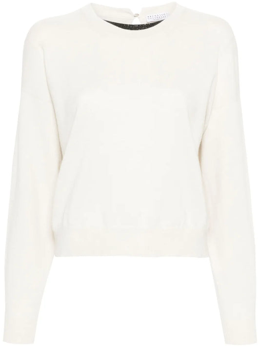 Monili Chain-Detail Cashmere Jumper