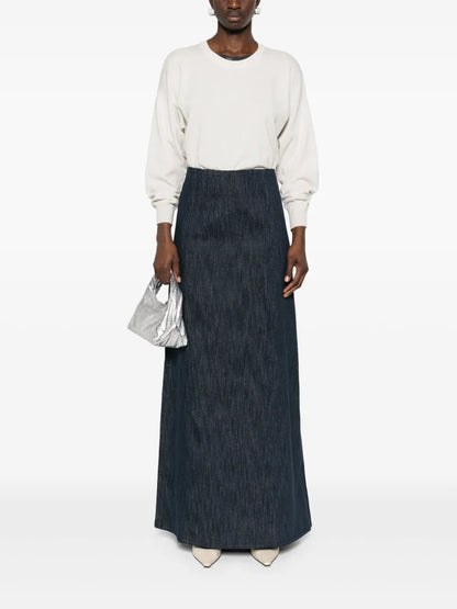Denim Maxi Skirt