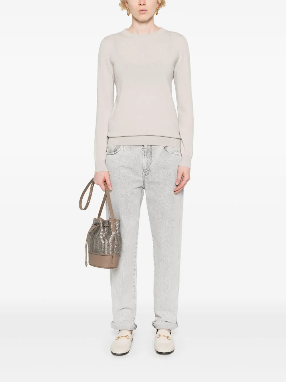 Crew-Neck Cashmere Jumper