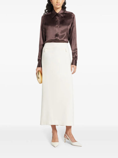 Buttoned Silk Shirt
