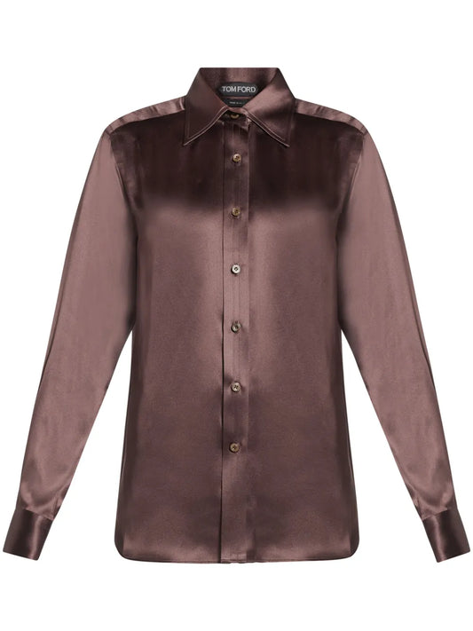 Buttoned Silk Shirt