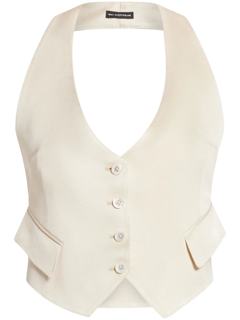 Twill Open-Back Waistcoat