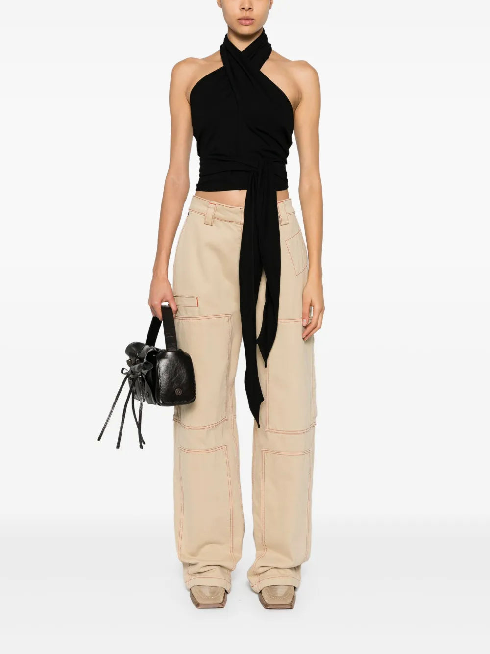 Halterneck Cropped Top