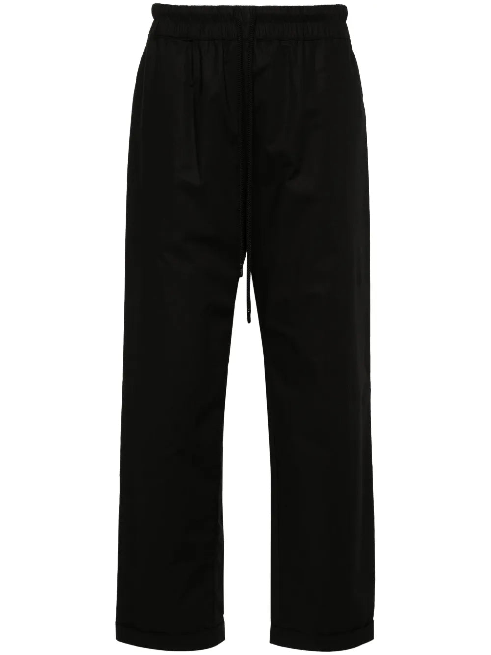 Drawstring Poplin Trousers