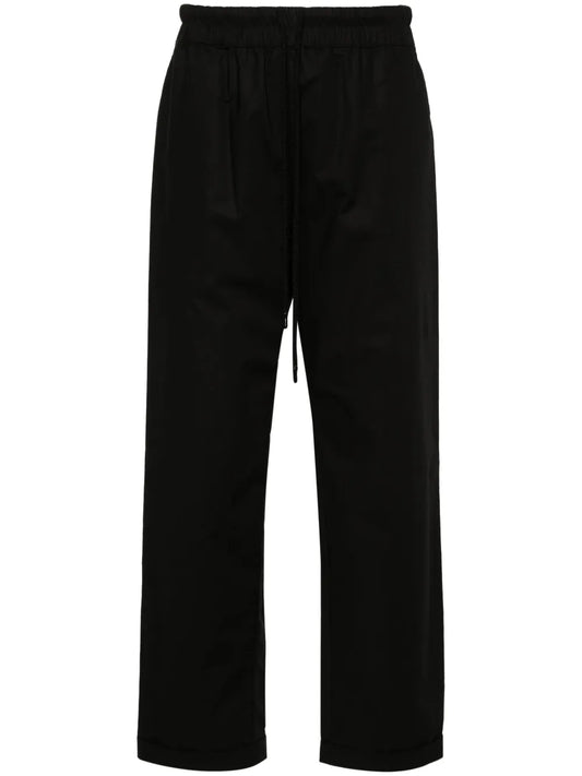 Drawstring Poplin Trousers