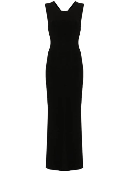 Criss-Cross Knitted Maxi Dress