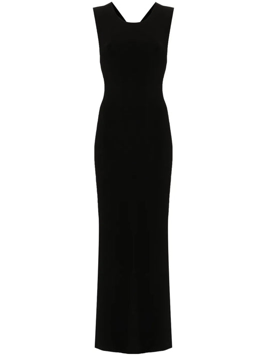 Criss-Cross Knitted Maxi Dress