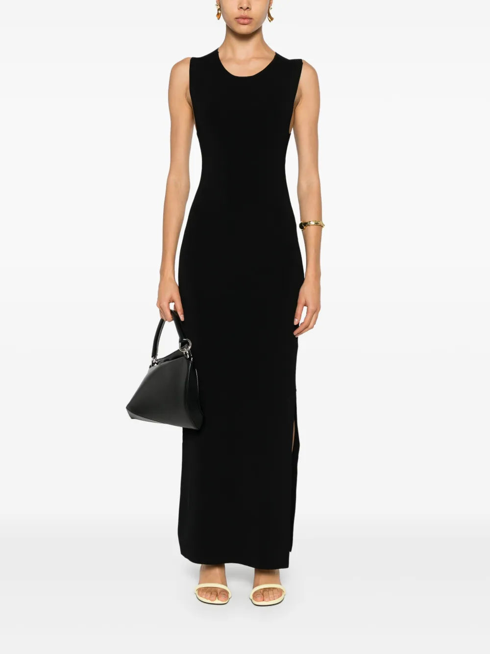 Criss-Cross Knitted Maxi Dress