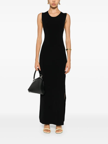 Criss-Cross Knitted Maxi Dress