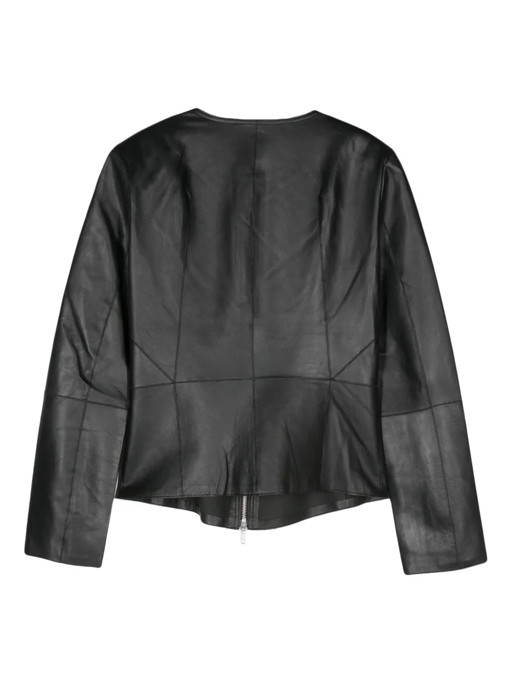Leather Zipped Jacket