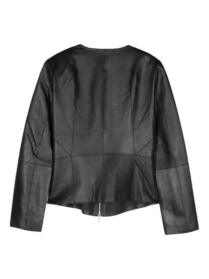 Leather Zipped Jacket