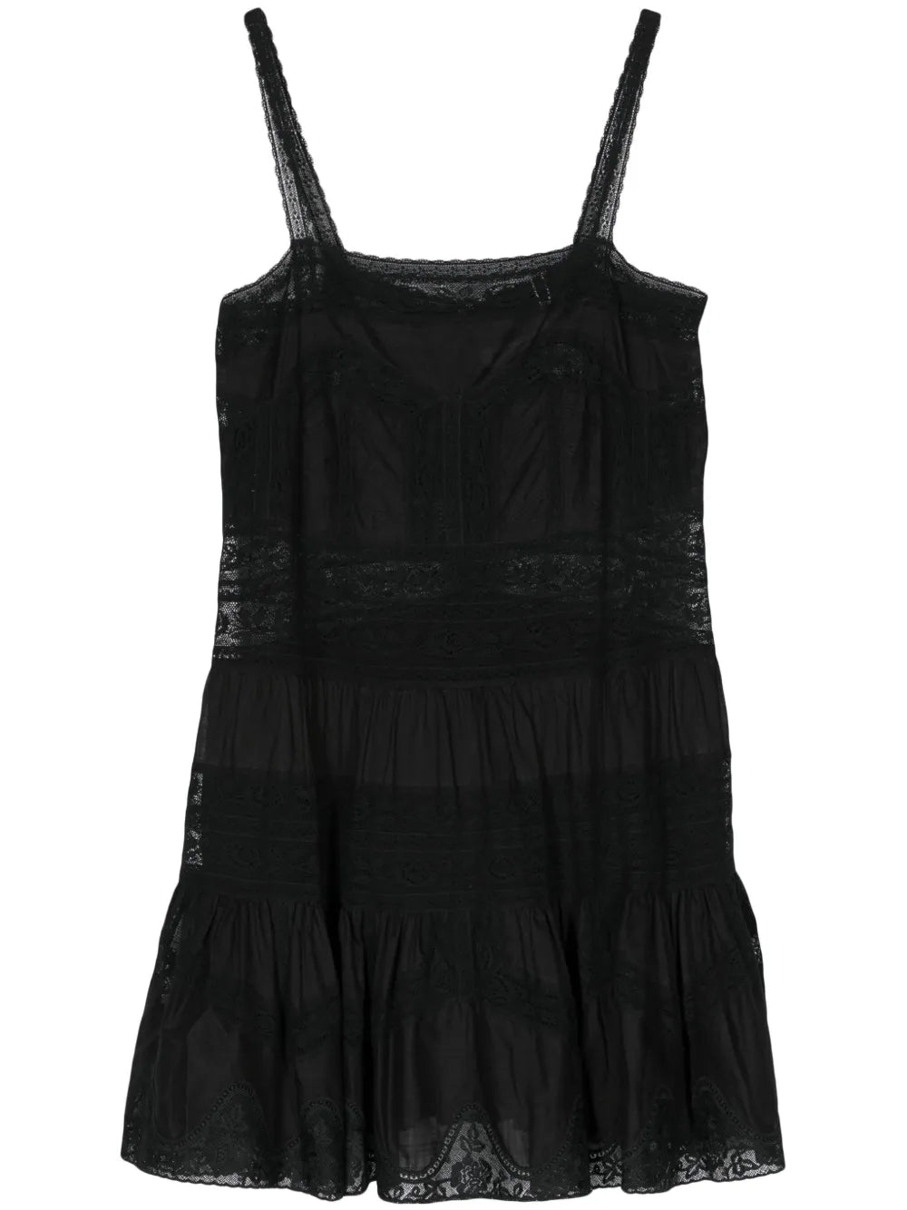 Halliday Lace-Trim Minidress