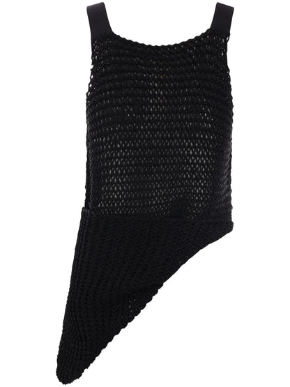 Asymmetric Knitted Vest