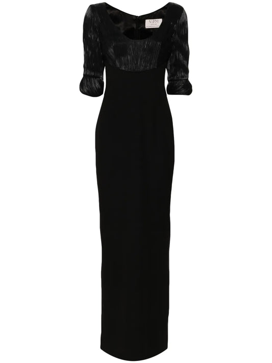 Flora Scoop-Neck Gown