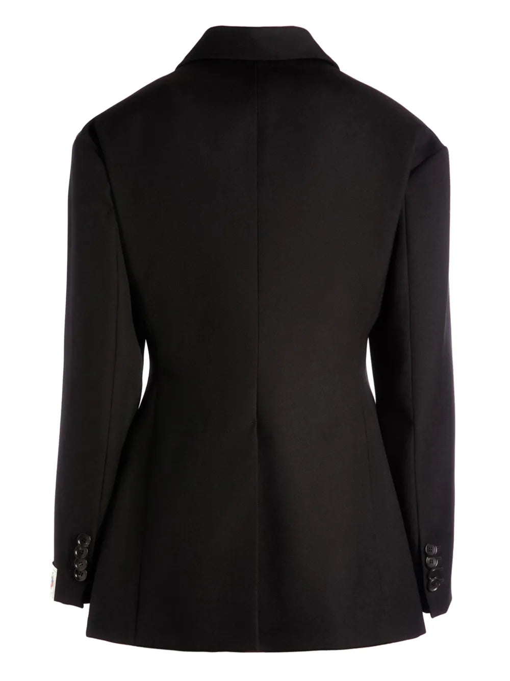 Fitted-Waist Wool Jacket